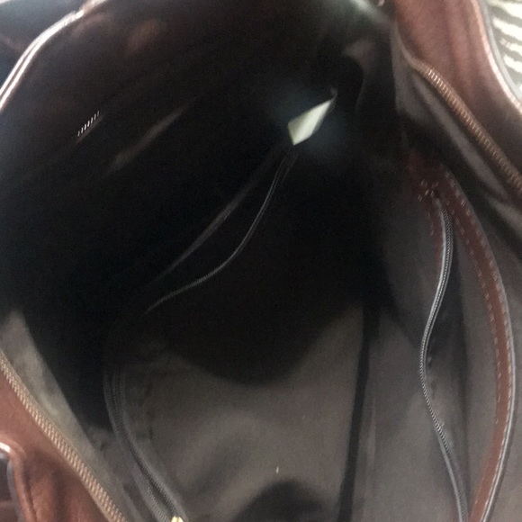 Shoulder Handbag with Gold-tone Hardware - Picture 10 of 12